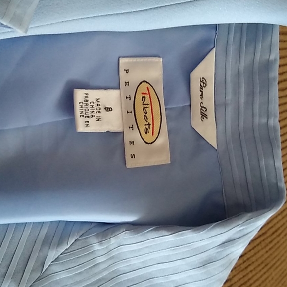 Talbot's Petites Pure Silk Dress Set SZ 8P - Picture 6 of 8